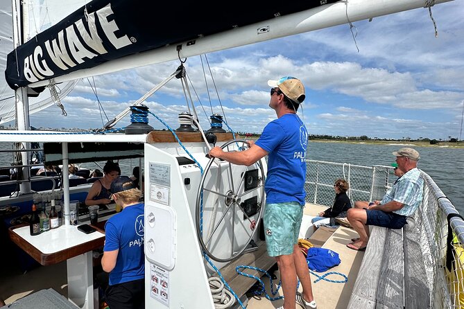 Sunday Mimosa Bar Catamaran Sail with Mini Brunch Bites - Fort Sumter adds real historical weight