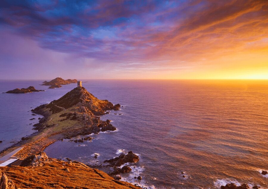 Sunset Catamaran Cruise & Corsican Songs - A quiet stop near wild coves