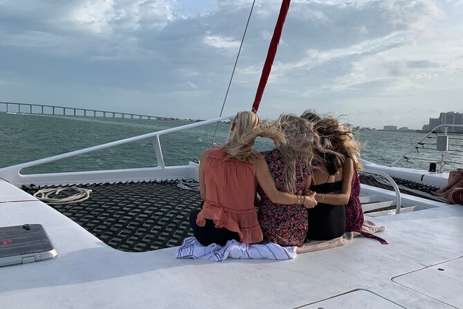 Sunset Catamaran Cruise in Ft. Lauderdale - Port Everglades and the return toward shore