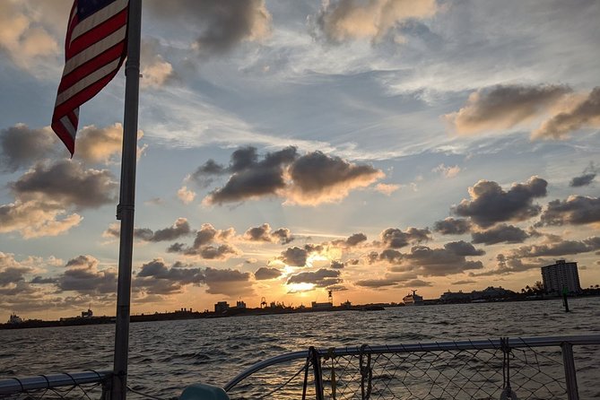 Sunset Catamaran Cruise in Ft. Lauderdale - The first stretch past Fort Lauderdale’s waterfront mansions