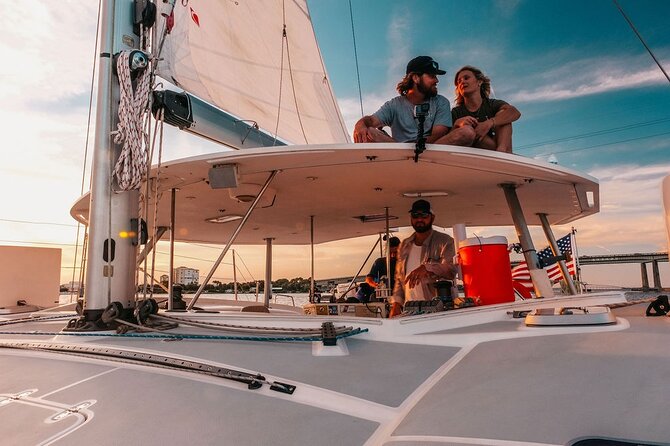 Sunset Catamaran Sail in Cocoa Beach - The sunset portion and changing weather