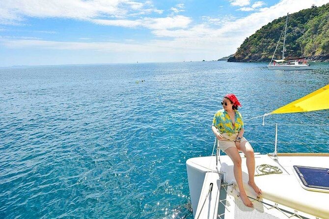 Sunset Cruise to Koh Hey in Phuket by Sailing Catamaran - Dinner, fruit, and drinks on the way back