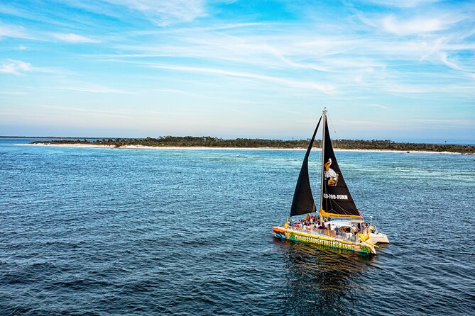 Sunset Dolphin Sail Aboard the Privateer Catamaran - Setting out on the 52-foot Privateer