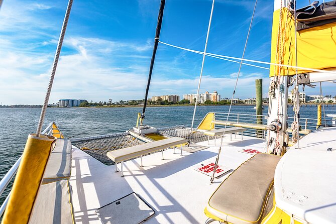 Sunset Dolphin Sail Aboard the Privateer Catamaran - Music, crew energy, and the ride home