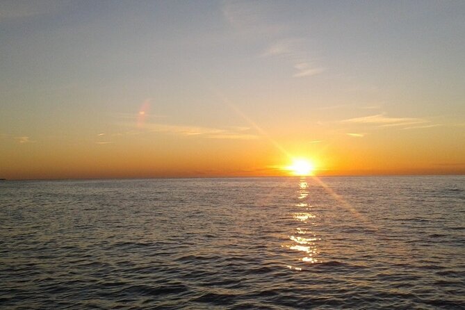 Sunset in Catamaran from Calpe or Altea - The sunset pause is the heart of the evening