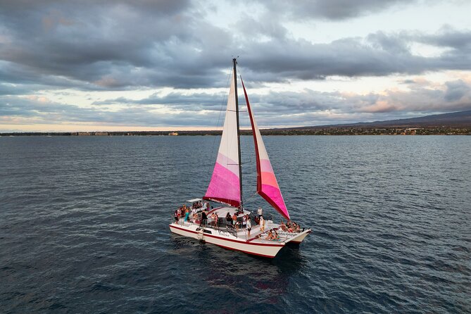 Sunset Sailing on a Floating Tiki Bar Charming Hawaiian Catamaran - Hawaiian snacks and the floating tiki bar