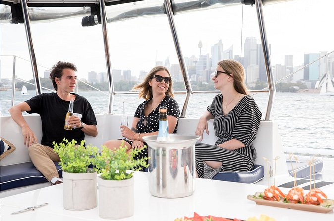 Sydney Harbour BYO New Year's Eve Catamaran Cruise - Dinner is a fresh barbecue, not a formal restaurant meal