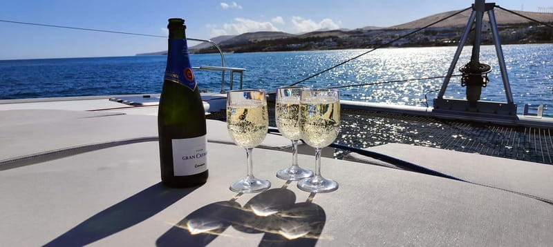 Tenerife: PRIVATE Catamaran cruise with Lunch and Drinks - Lunch, Tapas, and Drinks at Sea