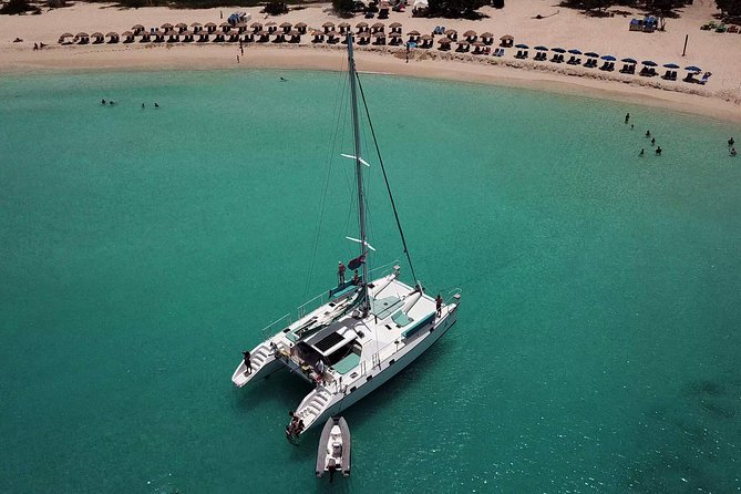The Best Catamaran Day Sail in St Maarten - Little Bay and the Famous Tarzan Swing