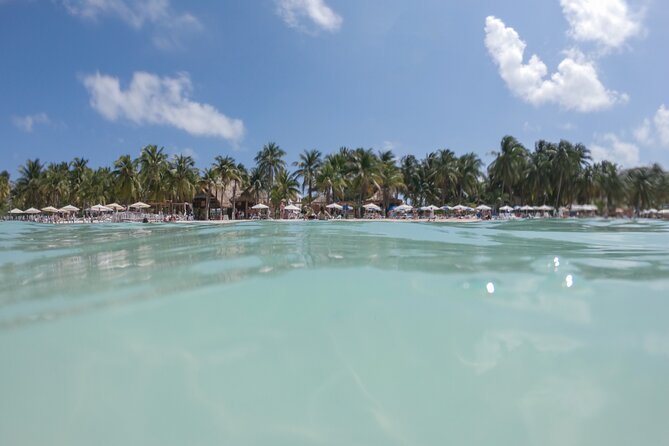 The Best Catamaran tour to Isla Mujeres with Open Bar and Lunch - Lunch and facilities at the Isla Mujeres beach club