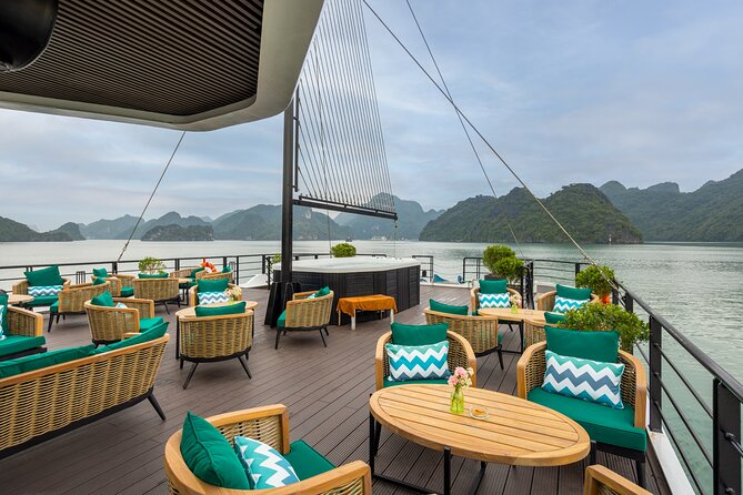 The Catamaran Luxury Day Cruise to Halong Bay from Hanoi(Best Selling) - Frog Pond, swimming, and the water slide