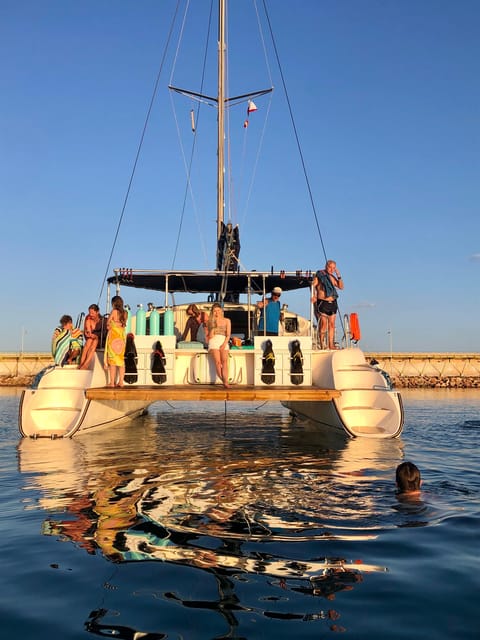 Torrevieja: Costa Blanca Catamaran Cruise - Leaving Marina Salinas for the Torrevieja coast