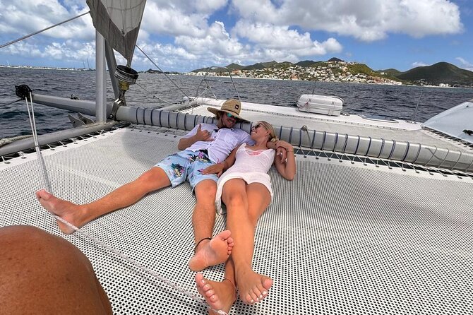Tropical Catamaran Snorkeling & Sailing - Beach Time at Long Beach, Mullet Bay, or Happy Bay