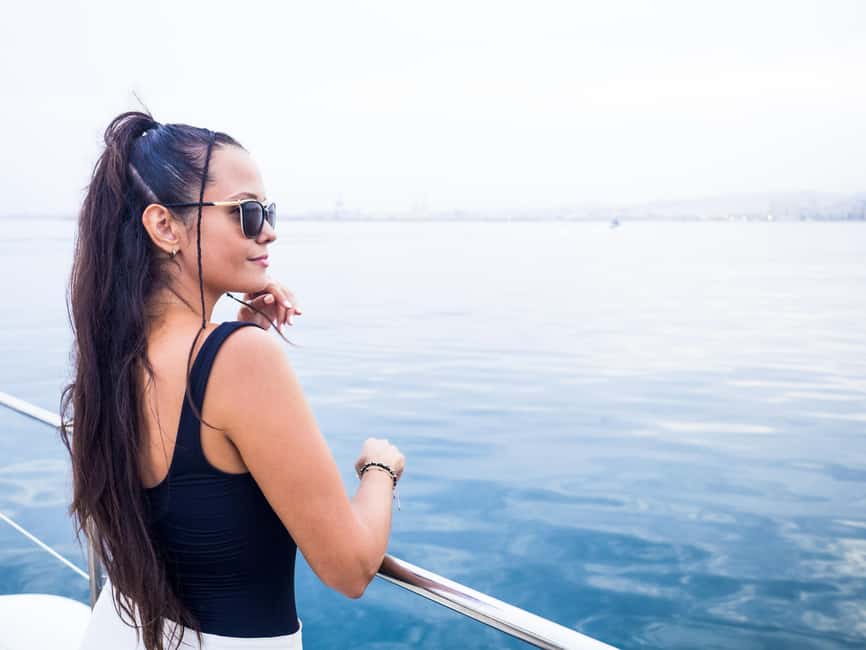 Valencia: Sailing Catamaran Cruise with Sunset Option and DJ - Seats, space, and crowd levels