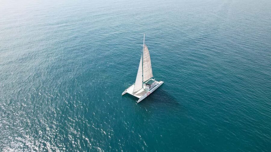 Valencia: Sailing Catamaran with Swimming & Optional DJ - The swim stop: the best part of the outing