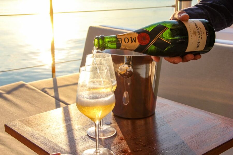 Venice: Catamaran Sunset Jazz Cruise with Aperitivo - Live saxophone, bossa, and a gentle soundtrack
